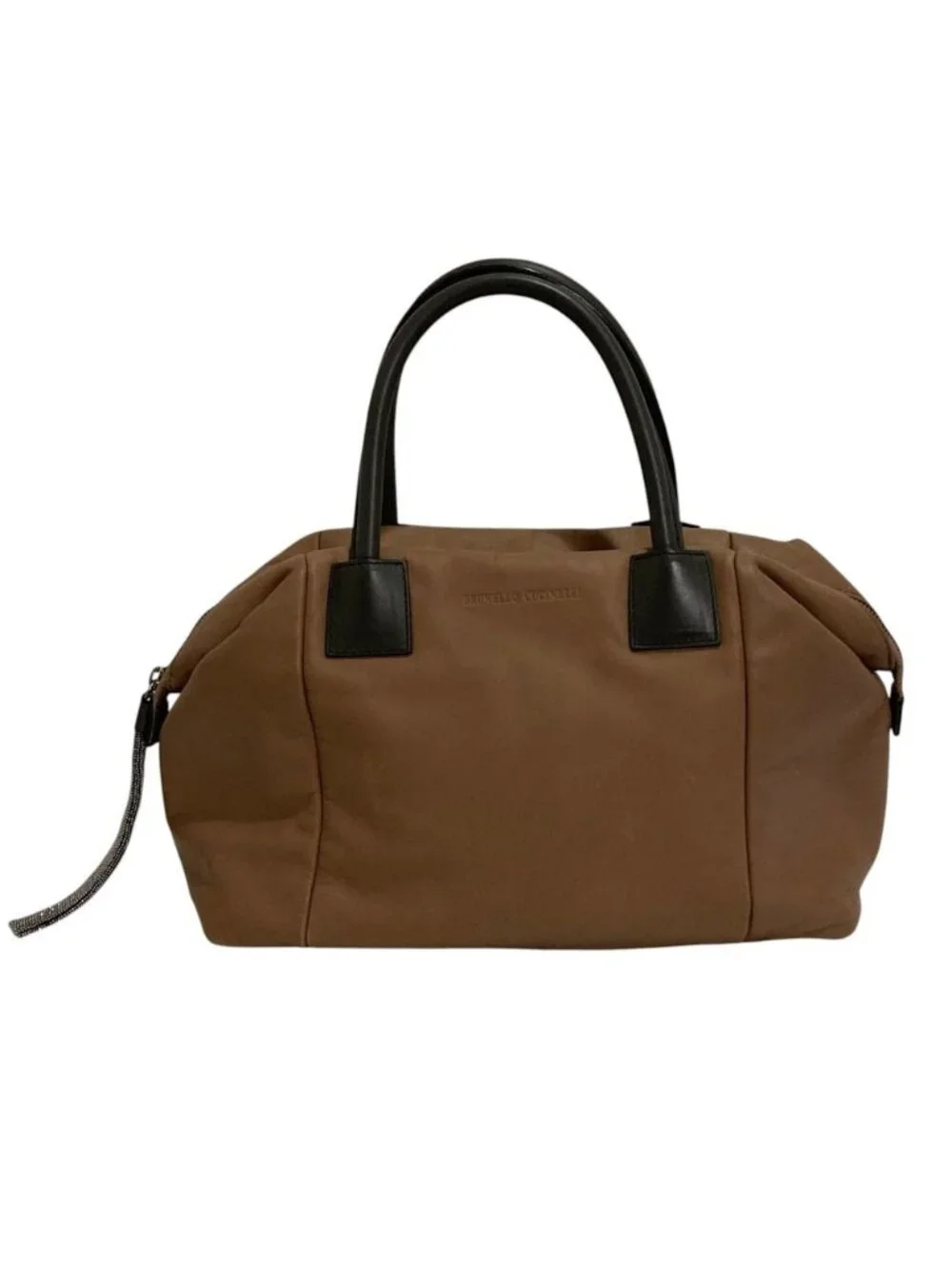 Brunello Cucinelli Moni Refasuna Tote Brown